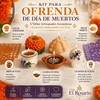 Kit Ofrenda Día de Muertos 5 Velas Artesanales – Velas