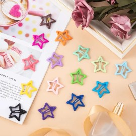 100 Horquillas Estrella Multicolor Iyouwei