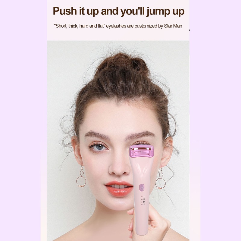Electric Eyelash Curler 360 Deg Push Up 3 Level Temp