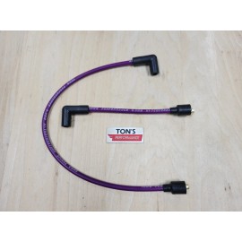Ton's Harley Big Twin 84-98 FXD Dyna Softail 8mm Spark Plug Wires Purple