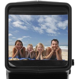 Somikon Slide Viewer: Mobile Slide & Negative Viewer with LED Lighting, 3x Magnification (Slide Viewer for Framed Slide, Photo Negative Viewer, Magnifying Glass)