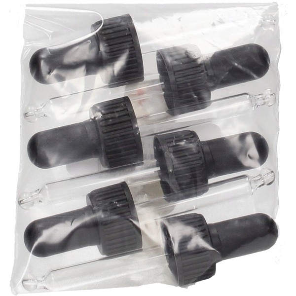 farfalla Empties Bottles / Droppers, 6 individual pipettes