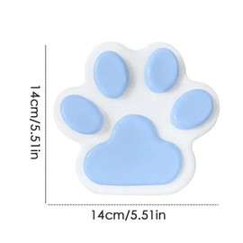 1 Piece XXL Cat Paw Squishy, Giant Taba Paw Squishy, FuFu Squishys Paw Anti-Stress Toy, Cat Paw Squeeze Toy, Sensory Kneading Toy for Children and Adults (Blue)