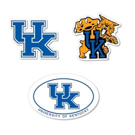 Kentucky Wildcats Magnet Set – 3 Pack Large Auto Magnets for Car, Truck, or SUV – Durable, Outdoor Safe, UV Printed, Fade Resistant, Heavyweight, Made in USA
