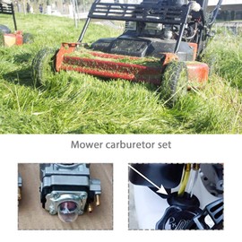 VGOL Carburetor Gasket Spark Plug Fuel Line Hose Kit 16100-Z0H-825 16100-Z0H-053 Compatible with HONDA GX25 GX25N GX25NT GX25T GX35 Carburetor Carb Kit