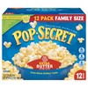 Pop Secret Popcorn, Extra Butter, 3.2 Ounce Microwave Bags, 12