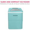 Frigidaire EFIC108-Blue Compact Ice Maker, Counter-top Portable, 26 lb per