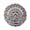 Designer Wood Stamps Round Sun Pattern Printing Blocks