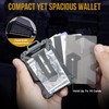 1TG Tactical Minimalist Slim Wallet with Moeny Clip, Front Pocket