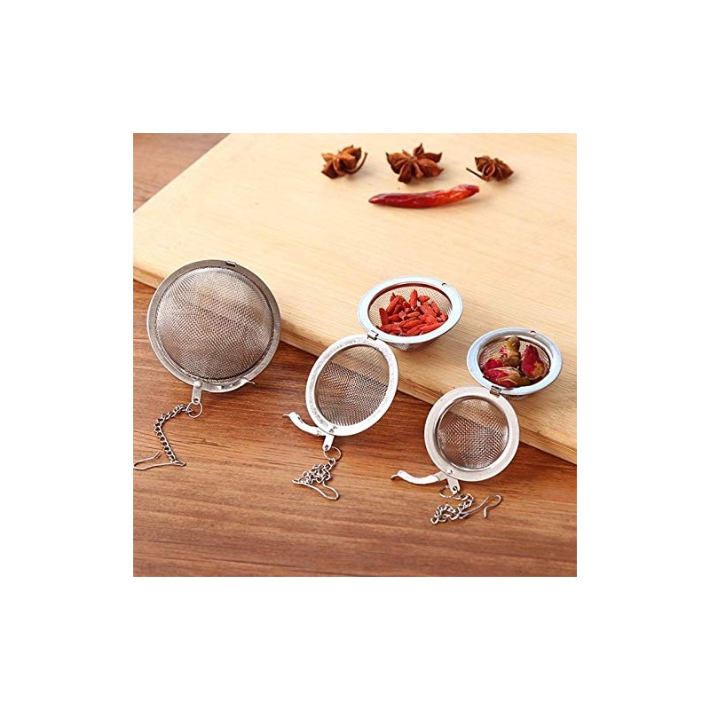 Tea Infuser, 304 Stainless Steel Mesh Tea Infuser Filter Tea