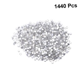Mikinona 1440pcs DIY Rhinestone Nail Art Nail Gems Rhinestone Glue Gel Stickers Phone Decoration Tips