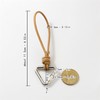 Tanjun Key Chain, Keyring, Simple, Genuine Leather, Leather, Belt Loop,