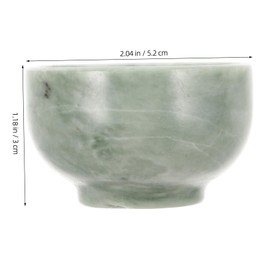 NOLITOY Men's Shaving Soap Bowl Small Shave Bowl for Barber Fine Workmanship Lightweight Portable