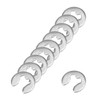 sourcing map 4mm External Circlip C-Clip Retaining Shaft Snap Rings