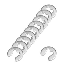 sourcing map 4mm External Circlip C-Clip Retaining Shaft Snap Rings 304 Stainless Steel 100pcs