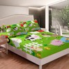 Manfei Farm Animals Sheet Set Cow Horse Pig Hen Chicken