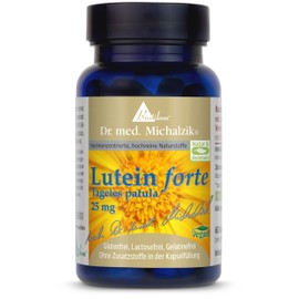 Lutein Forte according to Dr. Michalzik - No Additives 25 mg Pure Lutein per Capsule of BIOTIKON®