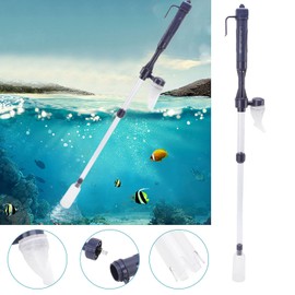 Yitre Limpiador de Grava para Pecera con Sifón Eléctrico, Aspiradora Eléctrica Eficiente para Pecera, Seguridad Operada por Sifón Multipropósito para Acuario