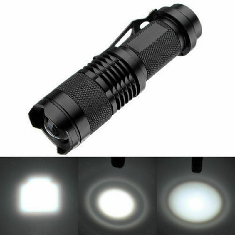 Unbranded LED Tactical Flashlight Military Grade Torch Small Super Bright