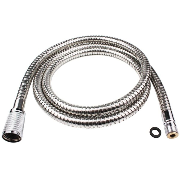 46092000 Pull Out Spray Hose for Grohe Kitchen Faucets, Pull Down Kitchen Faucet Hose Replacement for Alira and Ladylux and Euro Plus, 59-Inch Chrome Finish (Chrome Finish)