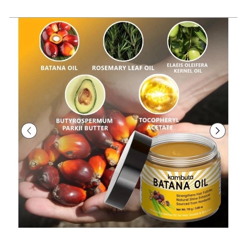 Kambuta BATANA OIL Strengthens Hair Follicles Natural Shine NWT