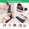 Widened Position Pillow for Couples- Dark Grey