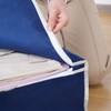 Astro 131-34 Clothes Storage Box, Set of 2, Navy Non-woven