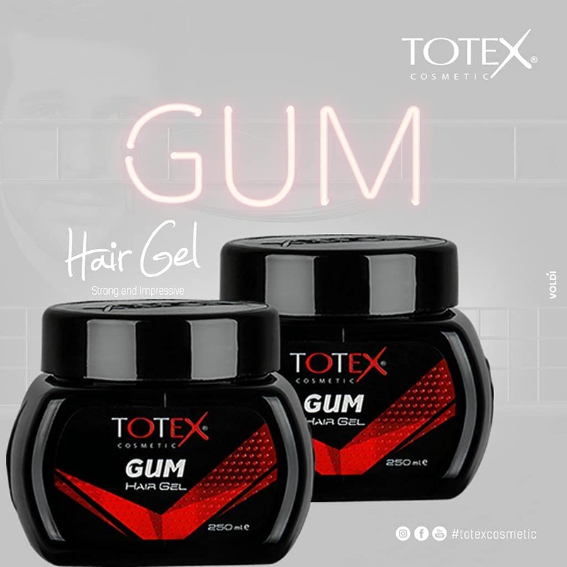 Totex Hair Styling Gum Gel Gummy Hair Gel Ultra Strong
