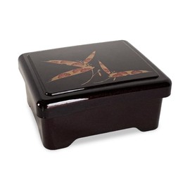 J-kitchens Eel Bowl, Heavy Box, Dishwasher-Safe, Heat Resistant, Tenryu Bowl Weight, Pearl Sasanai Vermilion, Eel, Heavy Box, 6.6 x 5.7 x 3.1 inches (16.8 x 14.4 x 8 cm), Made in Japan (25)