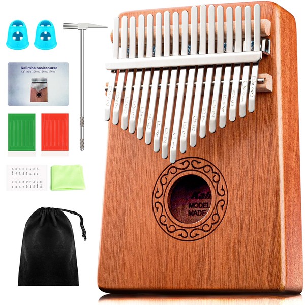 CAHAYA Kalimba Thumb Piano 17 Keys Portable Mbira Finger Piano