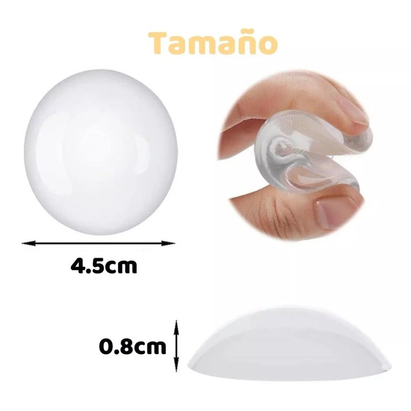 Veraly Protector De Pared Puerta Tope Fija Puertas Silicona 6