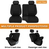 Kistrba Truck Seat Cover Compatible with 1995-2000 Toyota Tacoma, Knitted