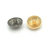 Fashion Decorative Metal Buttons Lace Mesh Surafce With Logo Coat