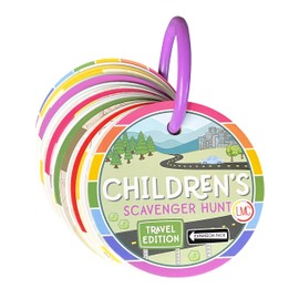 LMC Products Children's Scavenger Hunt: Travel Edition - EXPANSION PACK | Toddler Car Activities | Road Trip Toys | Games for 2, 3 Year Old's & Up | Kids Educational Scavenger Hunt Cards