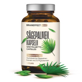 Saw palmetto extract - 450 mg per daily dose - 120 capsules - 5% phytosterol = 22.5 mg - high dose saw palm extract - vegan - free of magnesium stearate - German quality