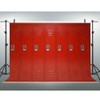 EOA 7(W) x5(H) FT Red Locker Backdrop Sports Gym School