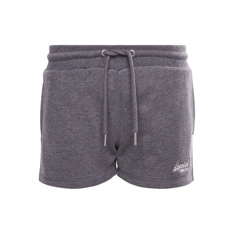 Superdry Women's Ol Classic Jersey Shorts, Dark Marl