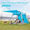 8.2'x8.2' Pop Up Canopy, 2023 Upgraded Outdoor Canopy, Portable Instant