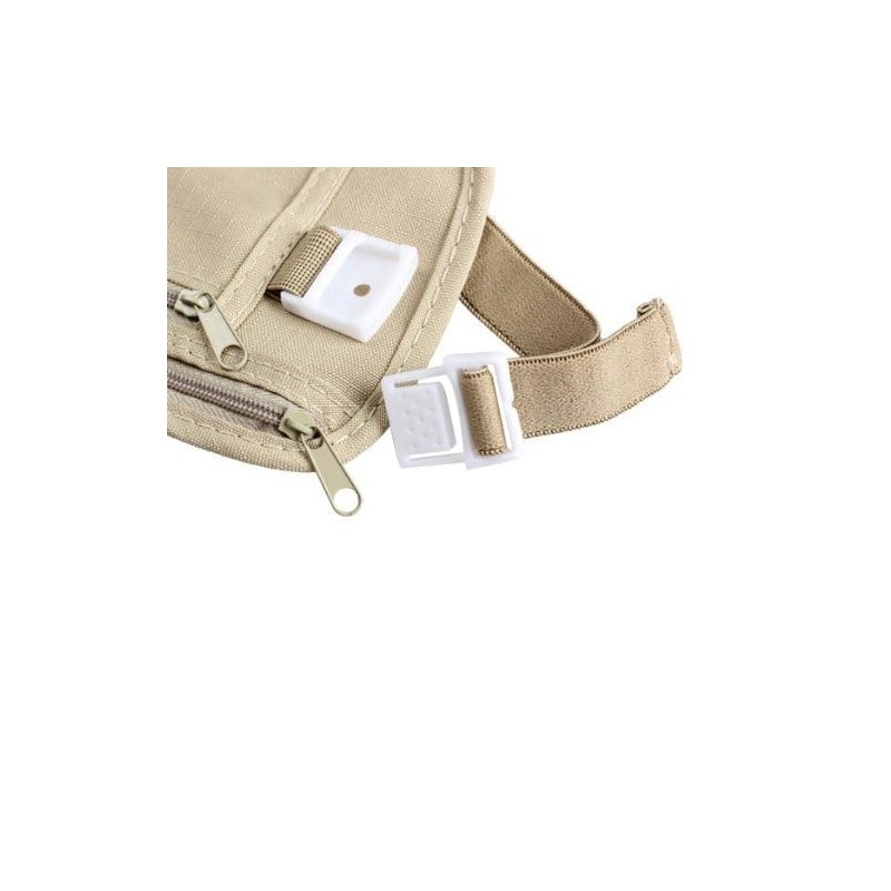 Dcolor Travel Money Belt for Security Pouch Passport Cash Money