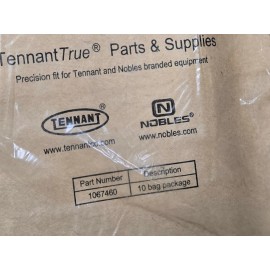Not Available New 1067460 (10 Pc) Vacuum Bags Filter Tennant Canister Vacuum 3400 V5 TIDY-VAC