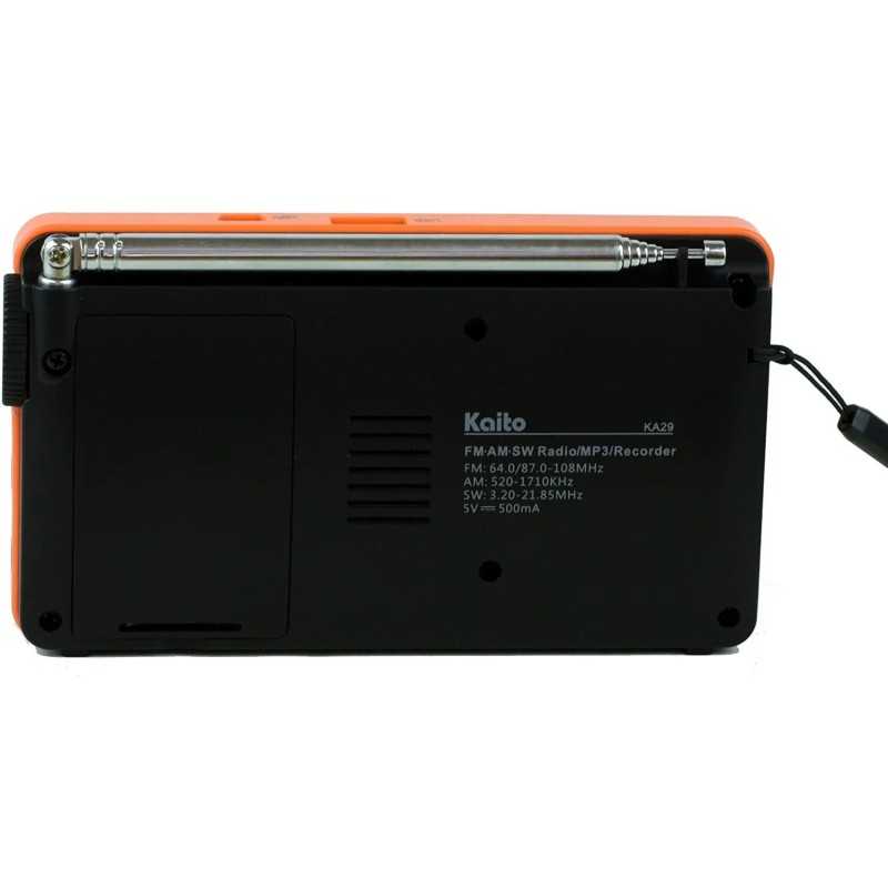 Kaito KA29 AM FM Shortwave Portable DSP Radio Receiver with