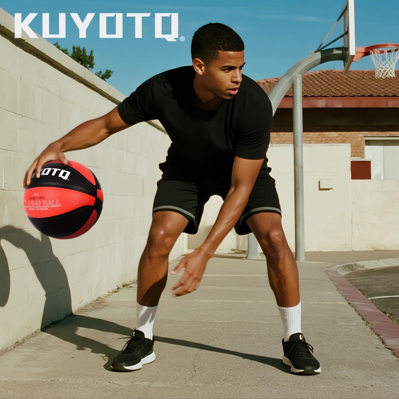 KUYOTQ 2.2lbs 29.5" Weighted Basketball Size 7 Composite Indoor Outdoor