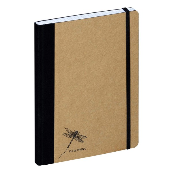 Pagna Notebook A5 pure, high-quality kraft paper cover and embossing,