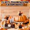 Cholemy 25 Pcs 3D Thanksgiving Gift Boxes DIY Thanksgiving Treat