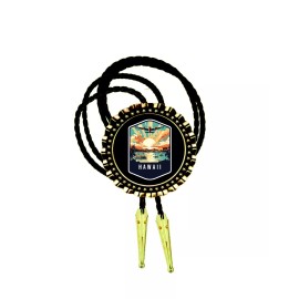 Neckties clothing accessories photo art custom made bolos Hawaii State art Bolo Tie Men's Accessory Neckties Men Wear Gift for Dad