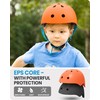 OutdoorMaster Kids Skateboard Cycling Helmet-Certified Adjustable Multi-Sports Helmet with Removable