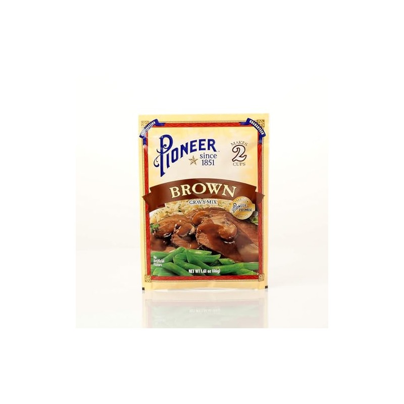 Pioneer Brown Gravy Mix, 1.61 Ounce (Pack of 12)