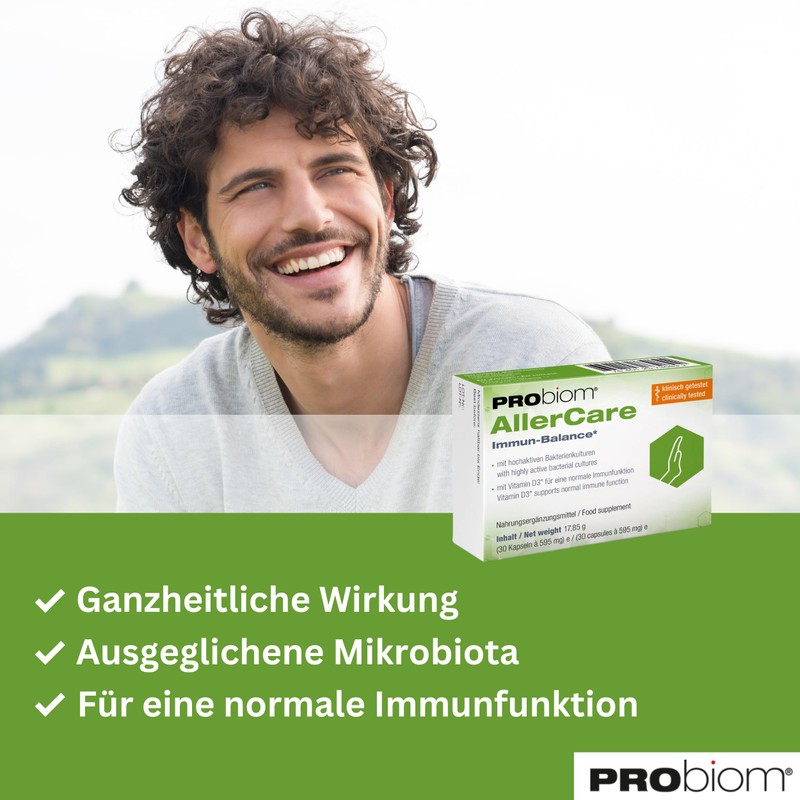 PRObiom AllerCare for Overreacting Immune System - Clinically Tested Bacterial