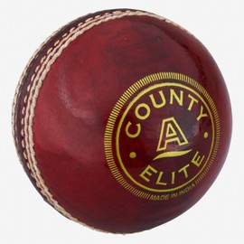 Readers County Elite Cricket Ball 156g Red