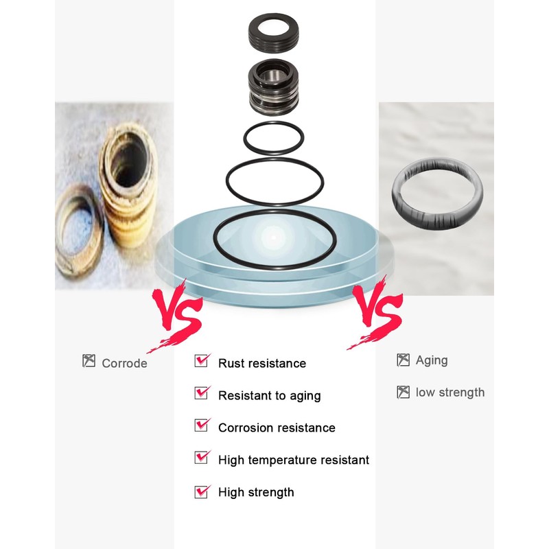 Jsyfcfc Pool Pump Seal Kit, Part No. 17351-0101S 350336 351446